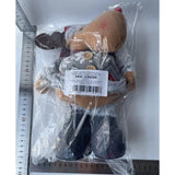 Figurina Decorativa, Pentru Craciun, Vivimall, Ren, Picioare Telescopice, Inaltime Reglabila 44-54cm, Bluza cu Fulgi, Rosu/Gri - vivimall.ro