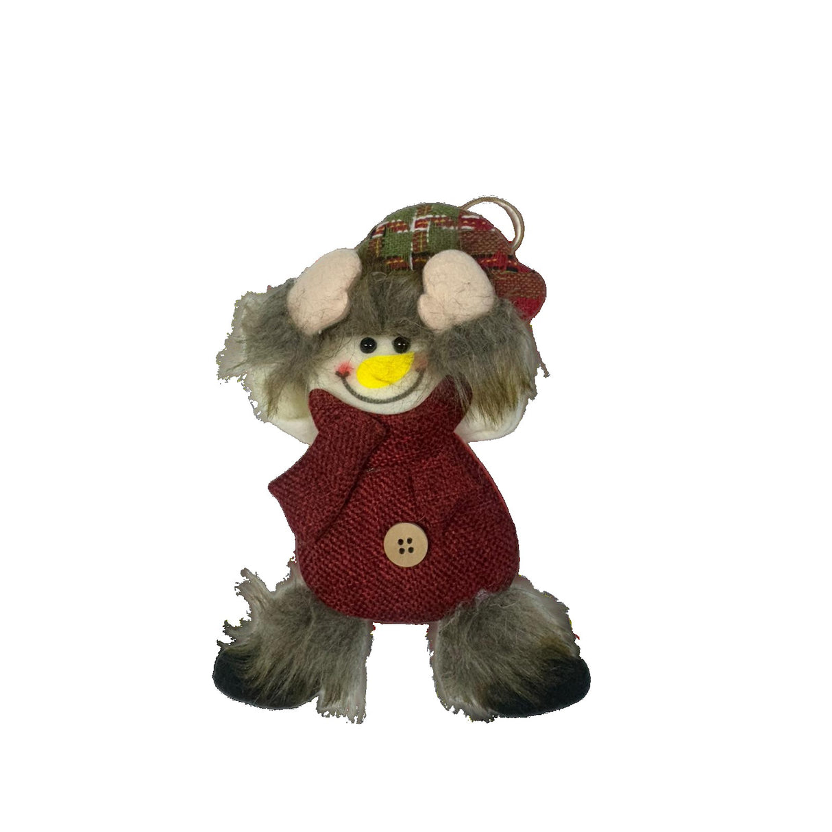 Figurina de Craciun, Vivimall, pentru Brad, Tip Om de Zapada, 5 x 7 cm, Multicolor - vivimall.ro