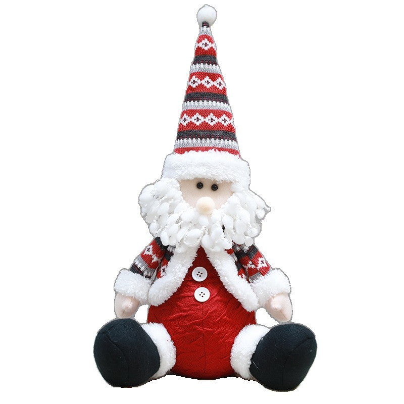 Figurina Mos craciun asezat 41 x 19 cm - vivimall.ro