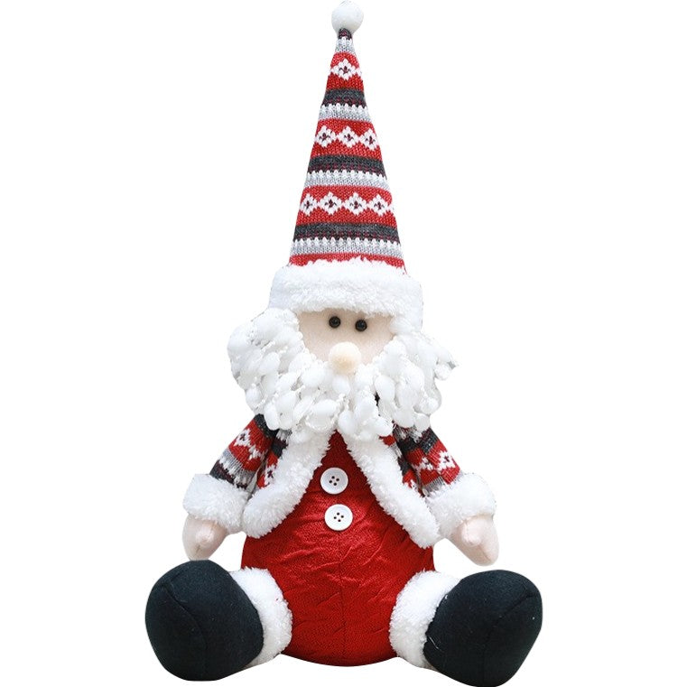 Ülő Mikulás figura
