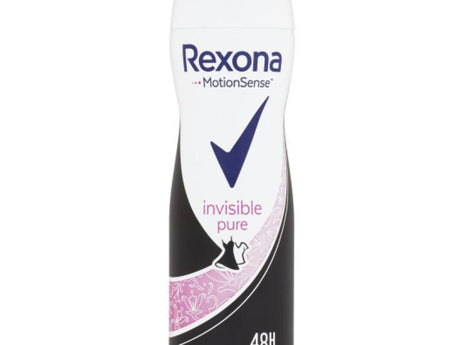 Deospray Rexona - Invisible Pure - 150 ml - Protecție fără urme