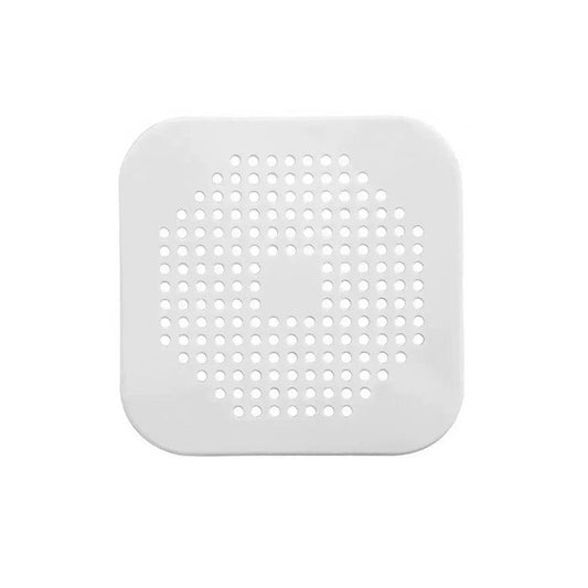 Filtru Chiuveta, Vivimall, Anti-infundare, cu Ventuze, 14.5 x 14.5 cm, Flexibil, Alb - vivimall.ro