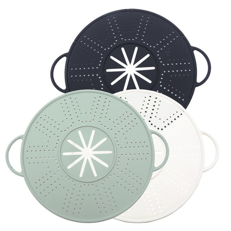 Capac Sita pentru Tigaie, Vivimall, 28 inch, Capac din Silicon pentru Scuregere, Rezistent la Remperaturi ridicate, Anti-Stropire, Deflector de Ulei, Negru - vivimall.ro