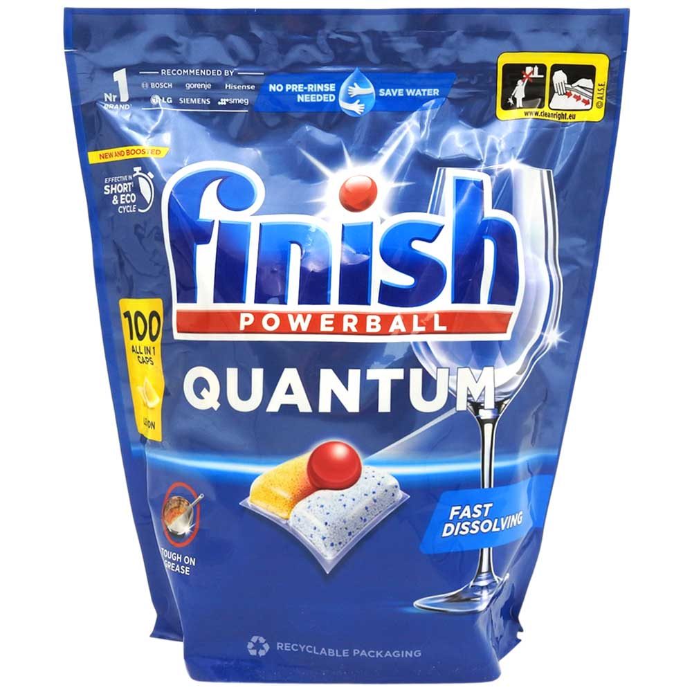 Finish Mosogatógép tabletta 100 db Quantum All in 1 Lemon