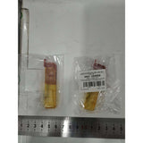 Dispozitiv pentru Descusut, Flippy, Taietor de Etichete, 1.7 x 7 cm, Pliabil, din Plastic, Rosu/Galben