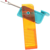 Dispozitiv pentru Descusut, Flippy, Taietor de Etichete, 1.7 x 7 cm, Pliabil, din Plastic, Albastru/Portocaliu