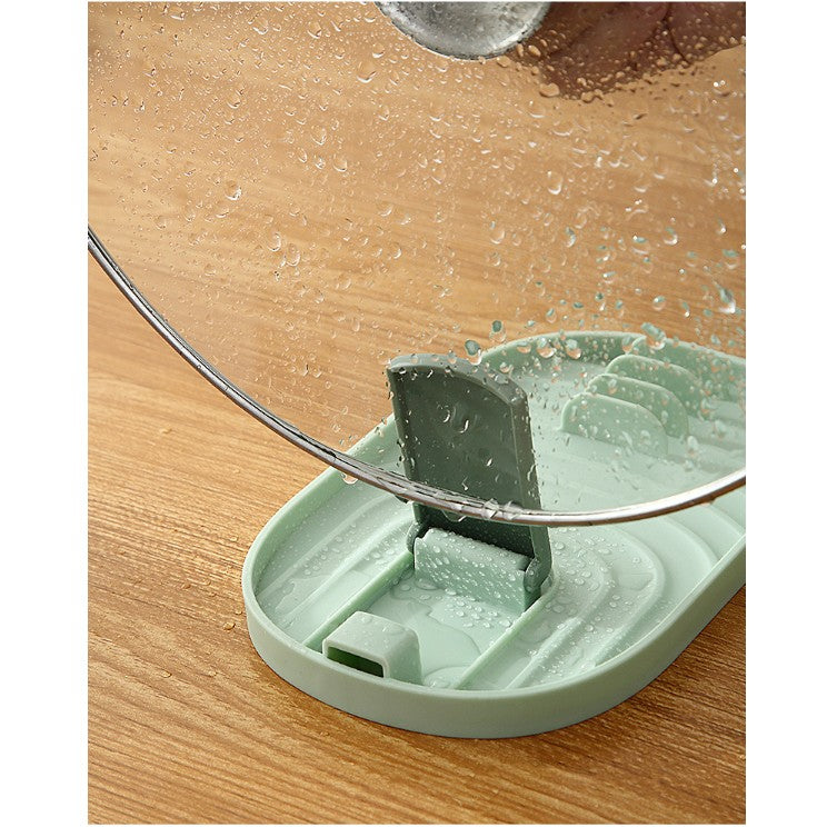 Suport Pliabil, Pentru Capace, Linguri, Multifunctional, Plasare Pe Blatul De Bucatarie, 11.5 X 18 X 2.2 Cm, Albastru Inchis - vivimall.ro