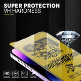 Folie de protectie Ceramica Flippy®, Transparenta HD, 9H, pentru Realme 8i 4G margini negre - vivimall.ro