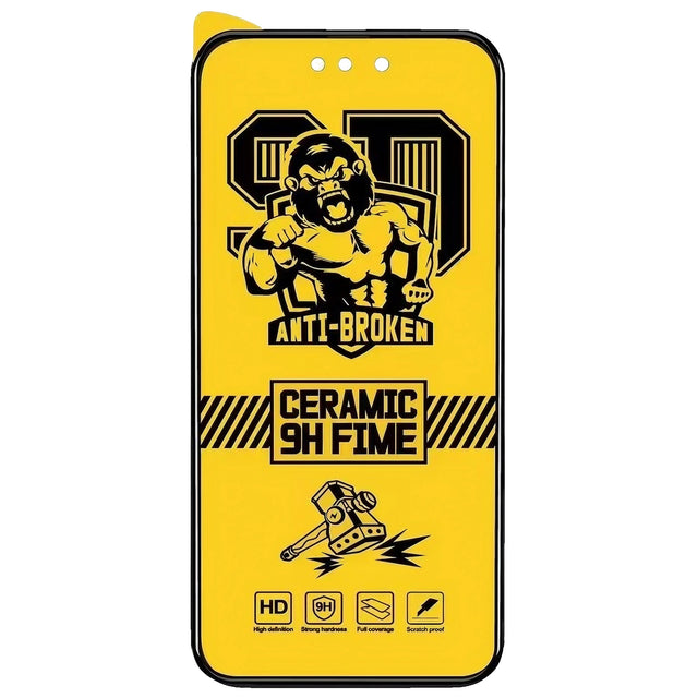 Folie de protectie Ceramica Flippy®, Transparenta HD, 9H, pentru Xiaomi Redmi Note 11 Pro 5G margini negre - vivimall.ro