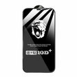 Folie de Protectie, Vivimall, pentru Apple iPhone 15 Pro, Tempered Glass 10D, Full Cover, Margini Negre, Transparent - vivimall.ro