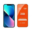 Folie de Protectie, Vivimall, pentru Apple iPhone 15, Tempered Glass OG, Full Cover 21D, HD, Margini Negre, Transparent - vivimall.ro