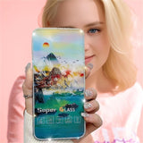 Folie de Protectie, Vivimall, pentru iPhone 15 Plus, Tempered Glass 2.5 cu Pietricele, ESD, HD, Transparent - vivimall.ro