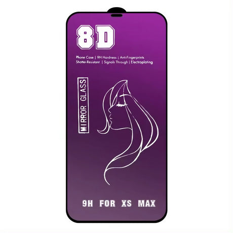 Folie de Protectie, Vivimall, pentru iPhone 15 Plus, Tempered Glass Mirror 8D, Efect Oglinda, HD, Violet - vivimall.ro