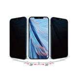 Folie privacy tempered glass pentru iPhone 15, detaliu margine cu pietricele și tehnologie ESD