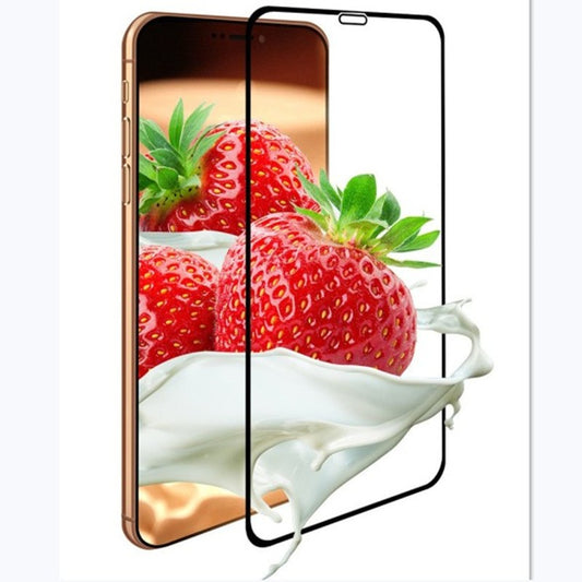 Folie de Protectie, Vivimall, pentru iPhone 15 Pro, Full Cover, Ceramics 9D, Anti-soc, Anti-amprenta, Margini Negre, Transparent - vivimall.ro