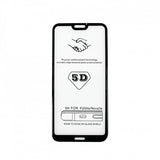 Folie de Protectie, Vivimall, pentru iPhone 15 Pro, Tempered Glass 5D, Full Cover, Margini Negre, Transparent - vivimall.ro