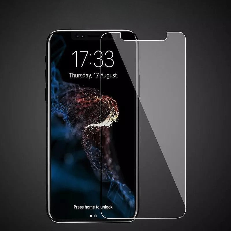 Folie de Protectie, Vivimall, pentru iPhone 15, Tempered Glass 2.5D, cu Decupaje, HD, 9H, Transparent - vivimall.ro