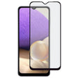 Folie sticlă securizată Full Glue pentru Huawei P Smart negru, vedere frontală, duritate 9H