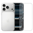 Folie sticlă securizată 3D pentru Apple iPhone 17 Pro, transparentă, vedere frontală
