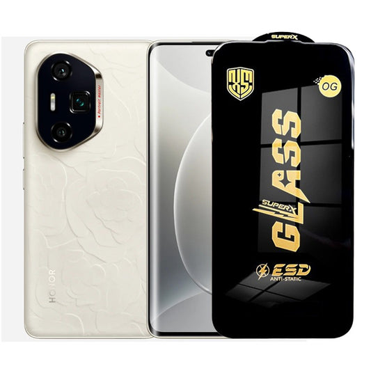 Folie de Protectie pentru Honor 300, Vivimall, Sticla Securizata ESD, Margini Negre, Rezistenta la Zgirieturi, Antistatica, 0.35 mm, Transparenta - vivimall.ro