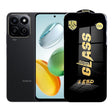 Sticlă securizată ESD pentru Honor Play 60, grosime 0.35 mm, margini negre, vedere frontală