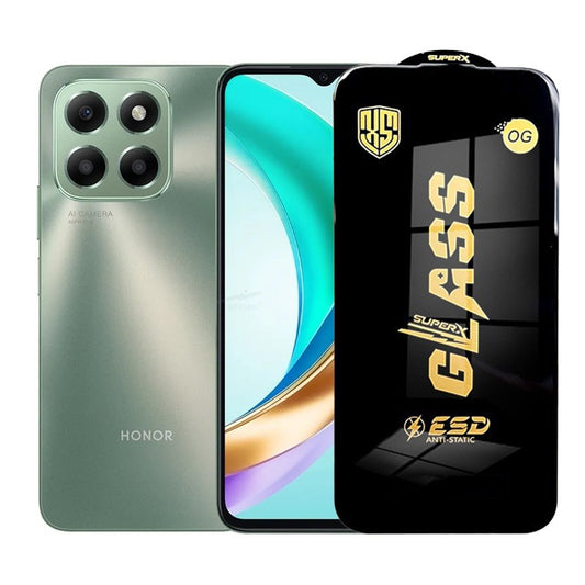 Folie de Protectie pentru Honor X6b, Vivimall, Sticla Securizata ESD, Margini Negre, Rezistenta la Zgirieturi, Antistatica, 0.35 mm, Transparenta - vivimall.ro