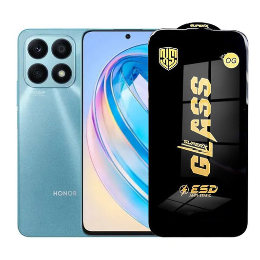 Folie de Protectie pentru Honor X8a, Vivimall, Sticla Securizata ESD, Margini Negre, Rezistenta la Zgirieturi, Antistatica, 0.35 mm, Transparenta - vivimall.ro