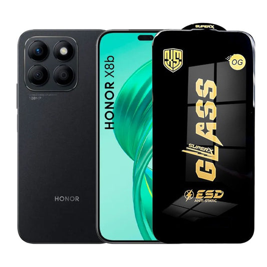 Folie de Protectie pentru Honor X8b, Vivimall, Sticla Securizata ESD, Margini Negre, Rezistenta la Zgirieturi, Antistatica, 0.35 mm, Transparenta - vivimall.ro