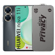 Folie sticlă securizată ESD pentru Huawei Nova 11i, 0.30 mm, margini negre, vedere frontală