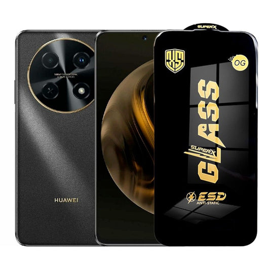 Folie de Protectie pentru Huawei Nova 12 i, Vivimall, Sticla Securizata ESD, Margini Negre, Rezistenta la Zgirieturi, Antistatica, 0.35 mm, Transparenta - vivimall.ro