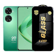 Folie sticlă securizată ESD pentru Huawei Nova 12 SE, 0.35 mm, margini negre – vedere frontală