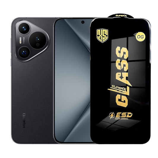 Folie de Protectie pentru Huawei Pura 70, Vivimall, Sticla Securizata ESD, Margini Negre, Rezistenta la Zgirieturi, Antistatica, 0.35 mm, Transparenta - vivimall.ro