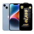 Folie de Protectie pentru iPhone 14 Plus, Vivimall, Sticla Securizata ESD, Margini Negre, Rezistenta la Zgirieturi, Antistatica, 0.35 mm, Transparenta - vivimall.ro