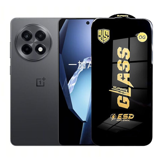 Folie de Protectie pentru OnePlus Ace 5, Vivimall, Sticla Securizata ESD, Margini Negre, Rezistenta la Zgirieturi, Antistatica, 0.35 mm, Transparenta - vivimall.ro