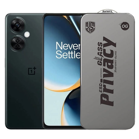 Folie sticlă securizată ESD OnePlus Nord CE 3 Lite, 0.30 mm, margini negre, vedere frontală