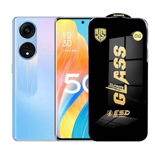 Folie de Protectie pentru Oppo A1, Vivimall, Sticla Securizata ESD, Margini Negre, Rezistenta la Zgirieturi, Antistatica, 0.35 mm, Transparenta - vivimall.ro
