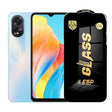 Folie sticlă securizată ESD pentru Oppo A18, 0.35 mm, margini negre, vedere frontală