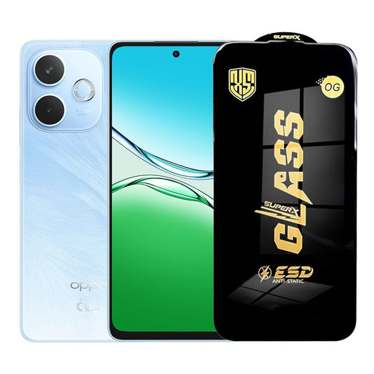 Folie de Protectie pentru Oppo A5 Pro, Vivimall, Sticla Securizata ESD, Margini Negre, Rezistenta la Zgirieturi, Antistatica, 0.35 mm, Transparenta - vivimall.ro