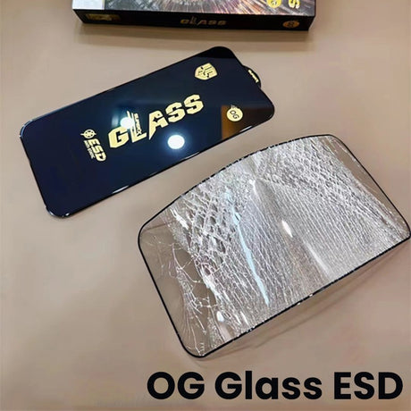 Folie de Protectie pentru Oppo A58, Vivimall, Sticla Securizata ESD, Margini Negre, Rezistenta la Zgirieturi, Antistatica, 0.35 mm, Transparenta - vivimall.ro