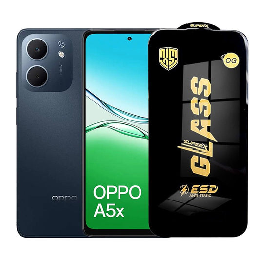 Folie de Protectie pentru Oppo A5x, Vivimall, Sticla Securizata ESD, Margini Negre, Rezistenta la Zgirieturi, Antistatica, 0.35 mm, Transparenta - vivimall.ro
