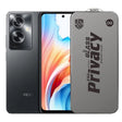 Folie sticlă securizată Oppo A79, model Super-X Privacy OG, margini negre 0.30 mm, vedere frontală
