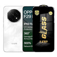Folie protecție Oppo F29 din sticlă securizată ESD, 0,35 mm, margini negre, vedere frontală