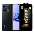 Folie de Protectie pentru Realme C53, Vivimall, Sticla Securizata ESD, Margini Negre, Rezistenta la Zgirieturi, Antistatica, 0.35 mm, Transparenta - vivimall.ro