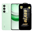 Folie sticlă securizată ESD pentru Realme C73, grosime 0.35 mm, margini negre, vedere frontală