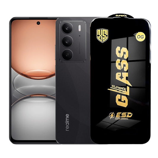 Folie de Protectie pentru Realme C75, Vivimall, Sticla Securizata ESD, Margini Negre, Rezistenta la Zgirieturi, Antistatica, 0.35 mm, Transparenta - vivimall.ro