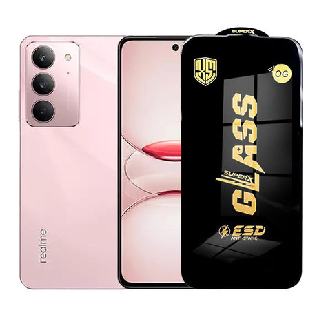 Folie de Protectie pentru Realme C75x, Vivimall, Sticla Securizata ESD, Margini Negre, Rezistenta la Zgirieturi, Antistatica, 0.35 mm, Transparenta - vivimall.ro