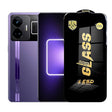 Folie sticlă securizată ESD pentru Realme GT3, grosime 0.35 mm, margini negre, vedere frontală