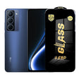 Folie sticlă securizată ESD pentru Realme Narzo 80x, 0.35 mm, margini negre, vedere frontală