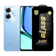 Folie sticlă securizată ESD pentru Realme Note 60, 0.35 mm, margini negre, vedere frontală