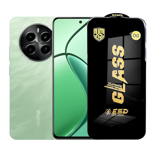 Folie de Protectie pentru Realme P1, Vivimall, Sticla Securizata ESD, Margini Negre, Rezistenta la Zgirieturi, Antistatica, 0.35 mm, Transparenta - vivimall.ro